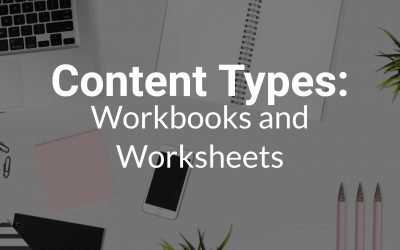 Content Types: Workbooks and Worksheets