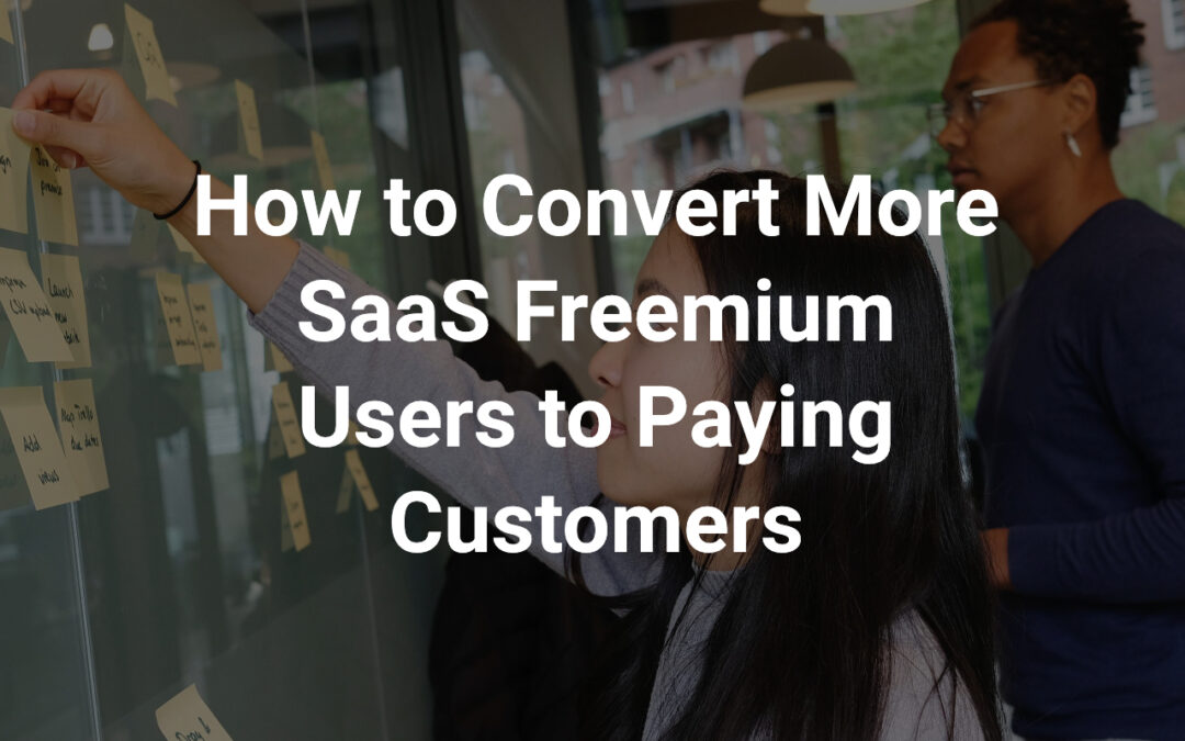 How to Convert More SaaS Freemium Users to Paying Customers