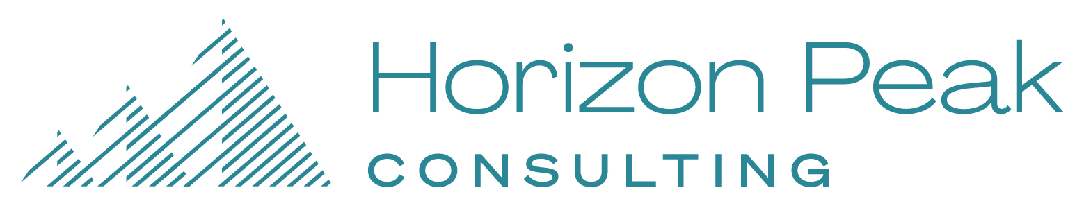 Horizon Peak Consulting Horizontal Blue