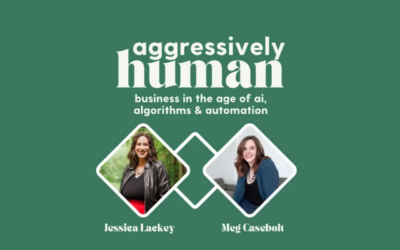 Talking trust and the risk of homogenized content on the Aggressively Human podcast